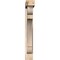 Ekena Millwork Olympic Block Smooth Bracket w/ Offset Brace, Douglas Fir, 5 1/2"W x 28"D x 40"H BKT0604X28X40OLY05SDF - alternate 4